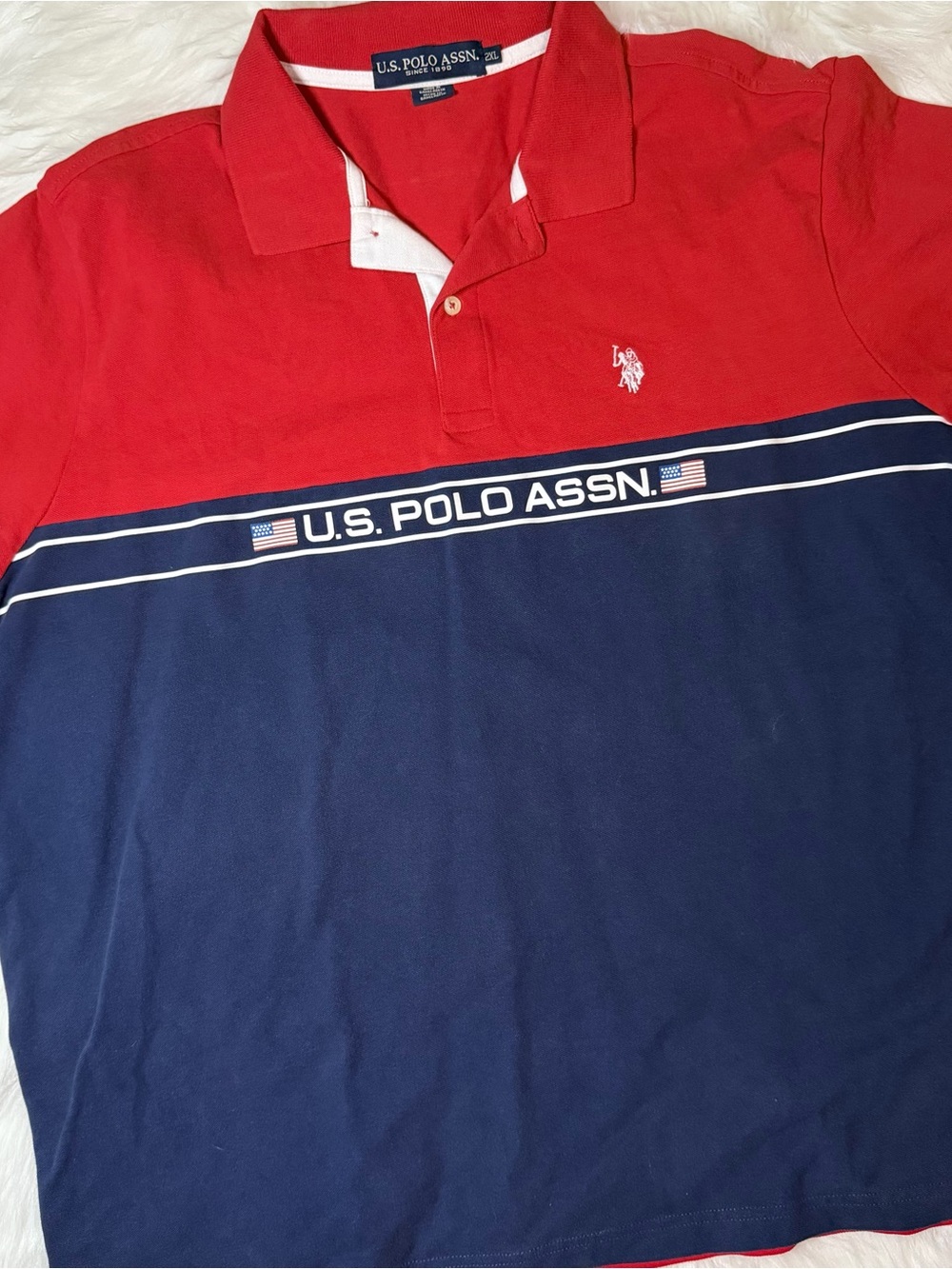 U.S Polo Assn Men’s Novelty Polo Shirt - Picture 2 of 9